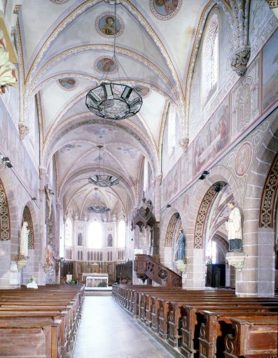 Ensemble des peintures monumentales de l'église paroissiale Sainte-Thérèse de Pré-en-Pail