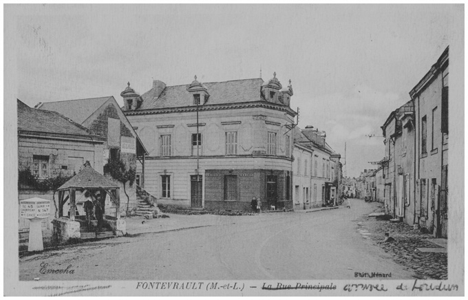 Maison et magasin de commerce, 52 rue Robert-d'Arbrissel, Fontevraud-l'Abbaye