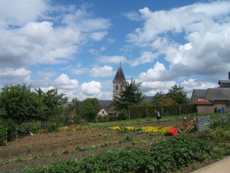 Le bourg de Pruillé-l'Éguillé