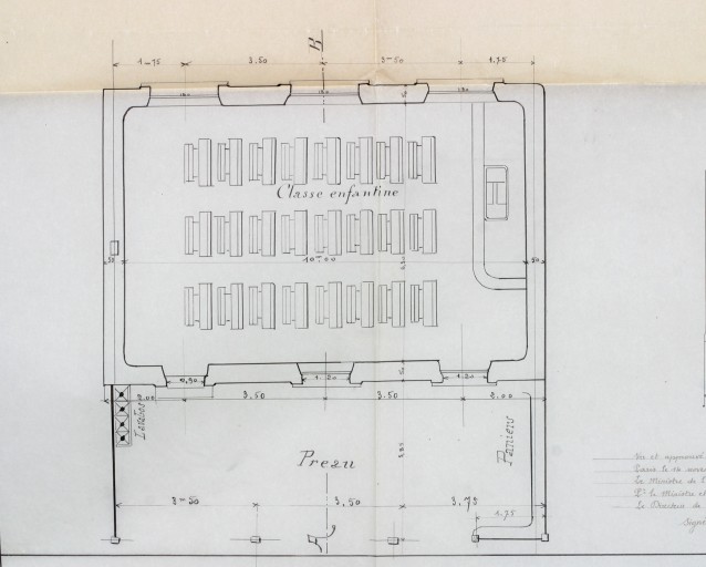 École de filles, puis école maternelle - 2-4 rue de la Poterie, Saint-Jean-sur-Erve