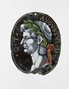 Plaque décorative : L'empereur Auguste