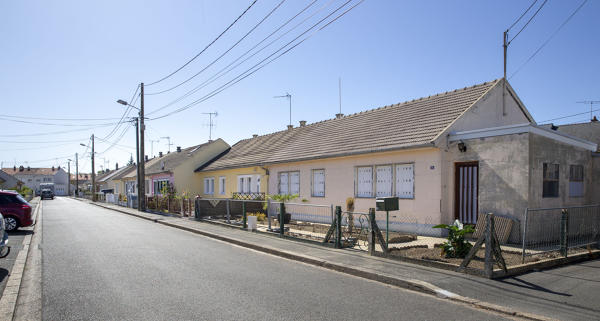 Maisons et immeubles du quartier Saint-Georges-du-Plain