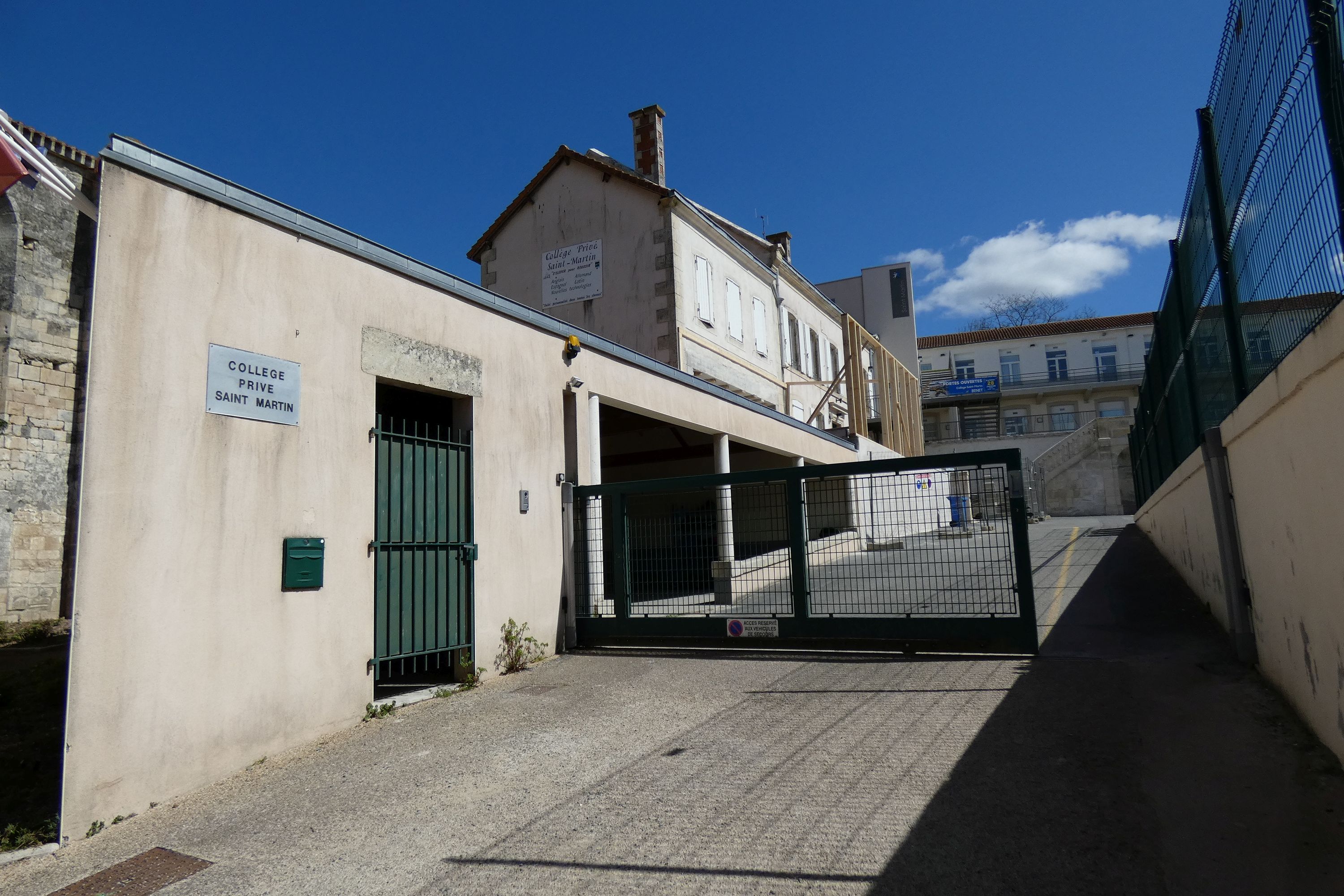 Demeure dite la Cantardière, puis école primaire privée de garçons Saint-Martin, puis collège privé Saint-Martin