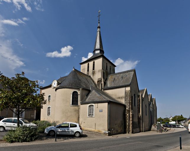 Église paroissiale Saint-Gervais-Saint-Protais - place Louis-Le-Goff, Quelaines-Saint-Gault