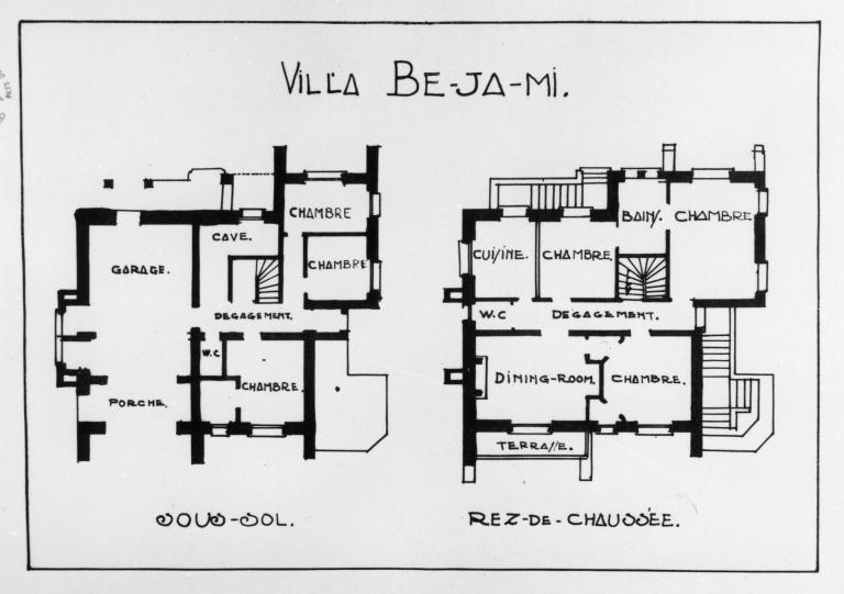 Maison dite villa balnéaire Bejami puis Abjamico, 1 avenue de Carnac