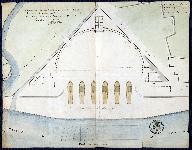 Projet du chantier de constructions navales Crucy, 1808 (non réalisé).