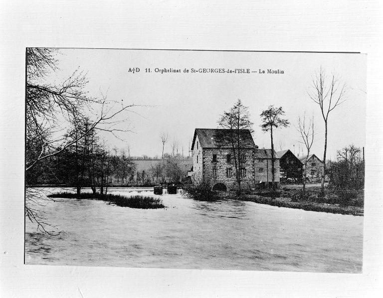 Moulin à farine, puis minoterie du Moulin-de-l'Isle