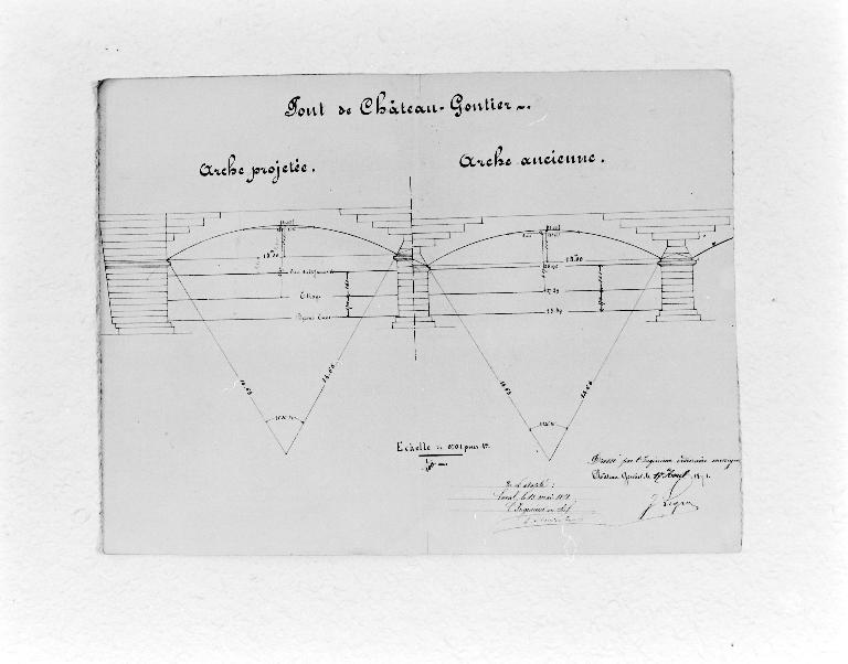 Pont dit vieux pont de Château-Gontier