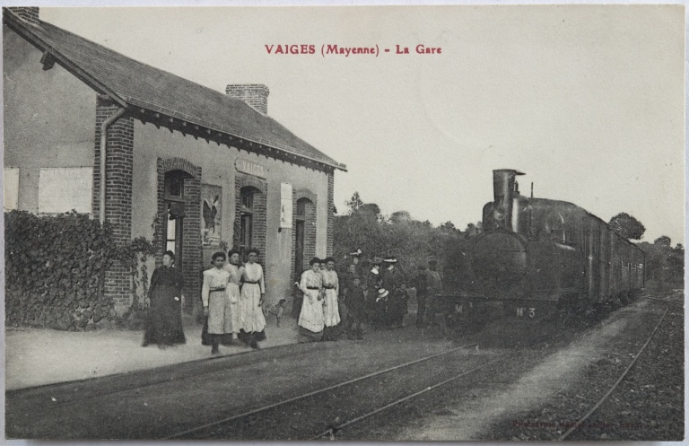 Gare de la compagnie des tramways de la Mayenne, puis maison, 6 rue de l'Ancienne-Gare