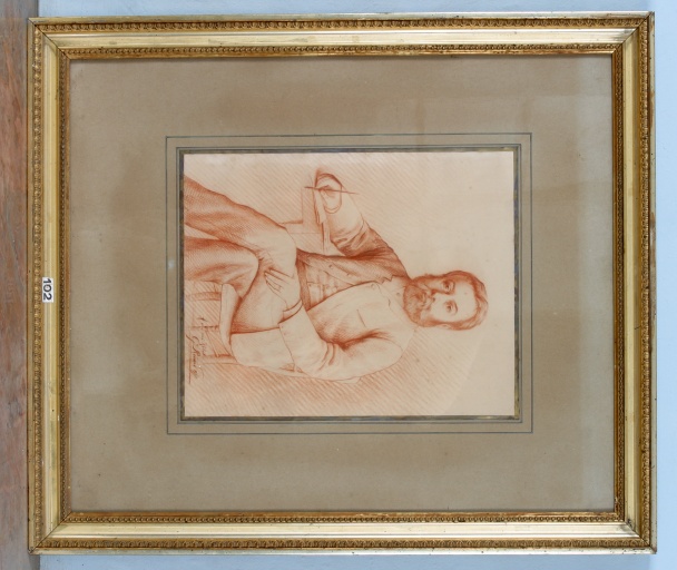 Dessin : portrait d'Anatole Robert - Collection Robert-Glétron