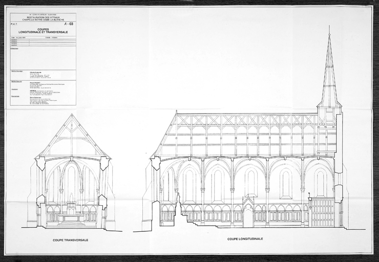 Chapelle, église Notre-Dame-la-Banche, place Notre-Dame-la-Blanche