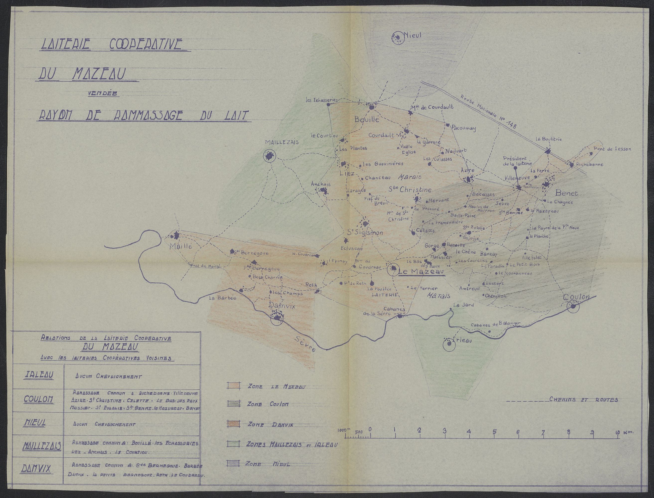 Laiterie industrielle coopérative du Mazeau ; 67 et 68 chemin de l'Ancienne laiterie