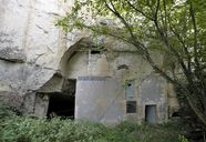 Abri troglodytique, aujourd'hui abandonné, chemin des caves, Montsoreau