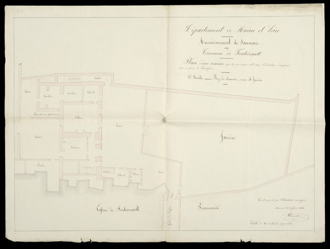 Presbytère, puis maison, 1 place Saint-Michel, Fontevraud-l'Abbaye