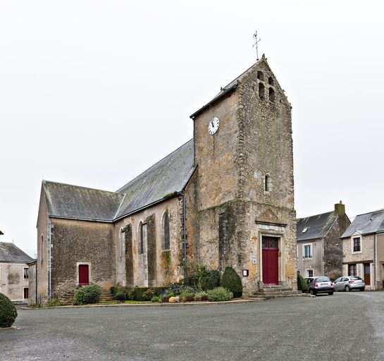 Église paroissiale Saint-Fraimbault-et-Saint-Antoine - place Ernest-Langlais, Epineu-le-Chevreuil