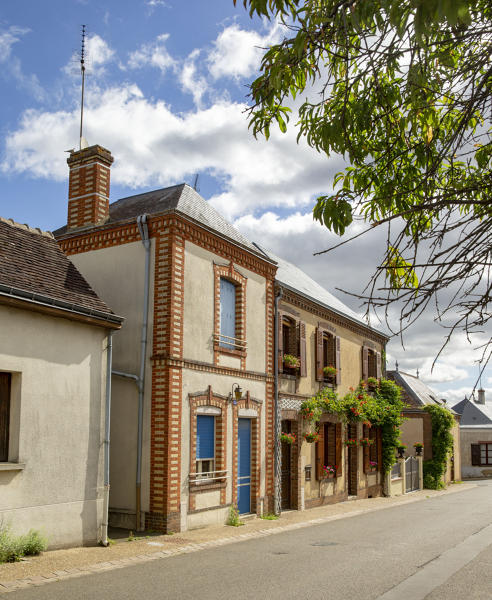 Maisons et fermes du bourg de Coudrecieux