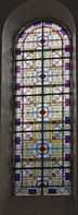 Ensemble de 2 verrières décoratives (baies 21 et 22), grande chapelle, Institution de l'Immaculée Conception, Laval