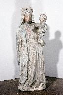 Statue : Vierge à l'Enfant - Prieuré puis presbytère, La Rouaudière