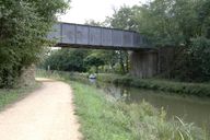 Pont-rail sur le canal de Nantes à Brest