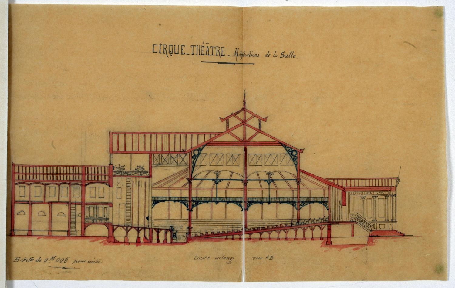 Cirque-théâtre dit le Théâtre national, place Molière