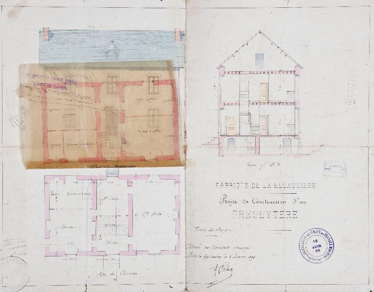 Prieuré de chanoines réguliers et presbytère, puis presbytère, actuellement immeuble à logements - V.C. 8, dite du Prieuré, La Rouaudière