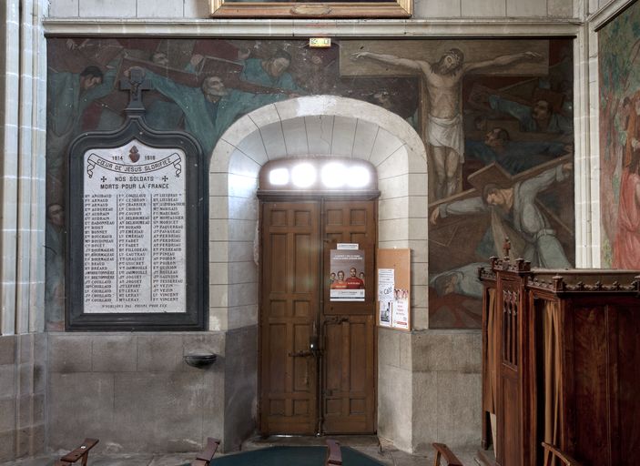 Monument aux morts, église Notre-Dame de l'Assomption de La Haie-Fouassière