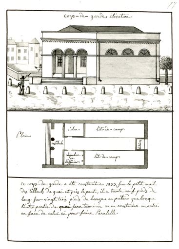 Corps de garde, quai René-Bazin