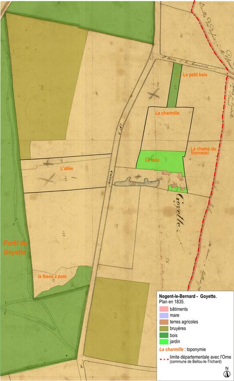 Demeure et ferme de Goyette, actuellement 2 maisons.