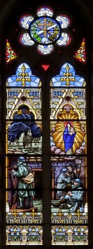 Monument aux morts, église paroissiale Notre-Dame de l'Assomption d'Aigrefeuille-sur-Maine