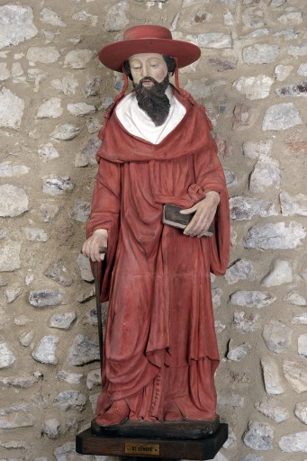 Statue : saint Céneré - Chapelle Saint-Pierre, Saulges