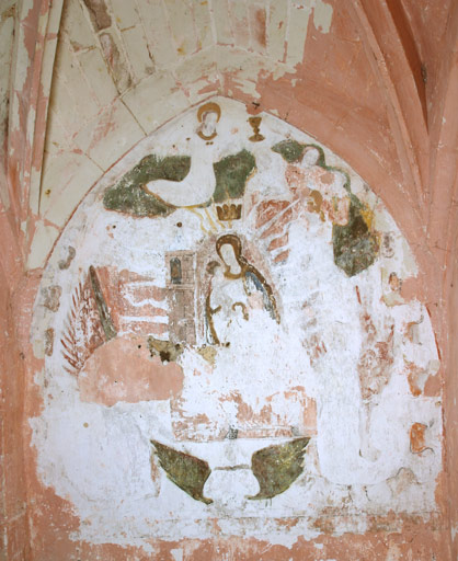 Peinture monumentale : Translation de Notre-Dame de Lorette, Christ au jardin des Oliviers