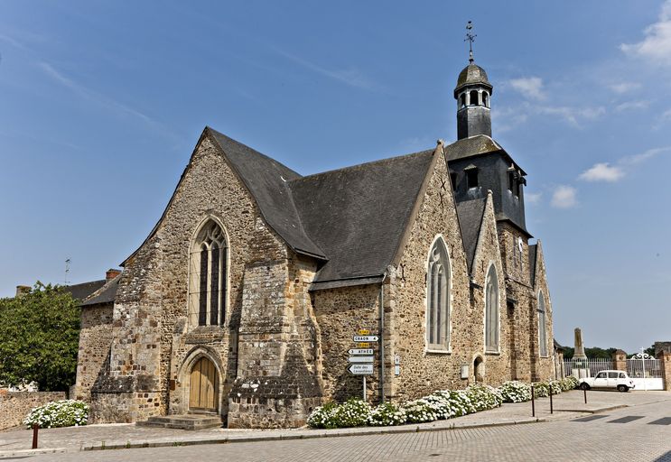 Église paroissiale et prieurale Notre-Dame-de-l'Assomption - rue d'Anjou, rue des lavandières, Livré-la-Touche