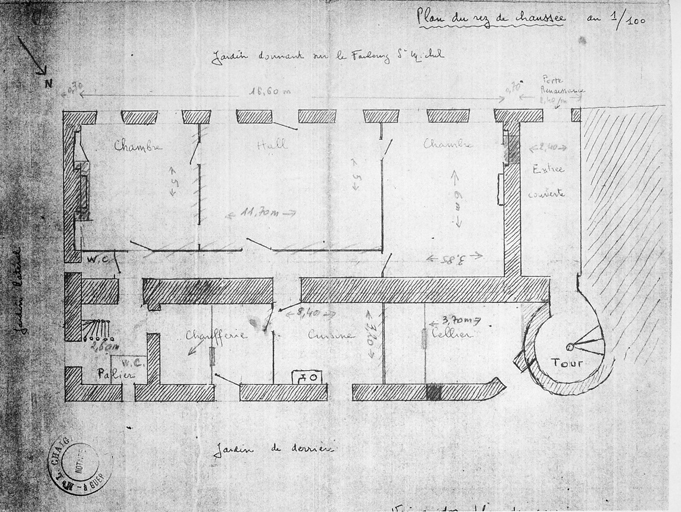 Manoir de l'Arloc, 43 rue du Faubourg-Saint-Michel