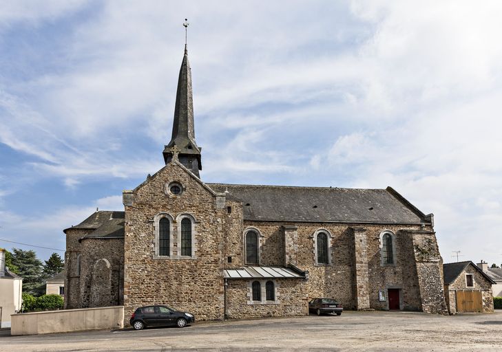 Église paroissiale Saint-Martin - rue Saint-Martin, rue de Bretagne, Montjean