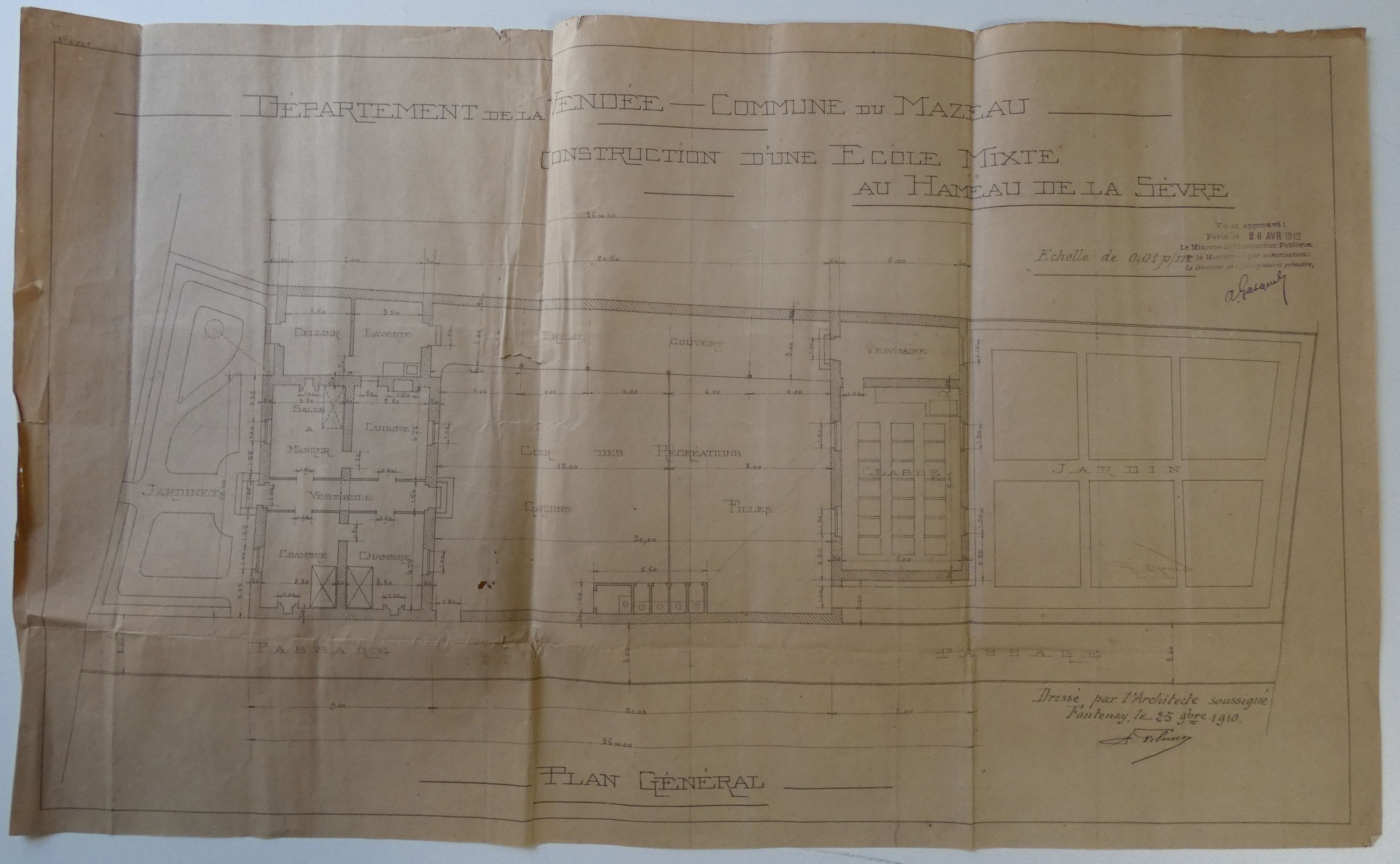 Ecole primaire du Village de la Sèvre, actuellement maison ; Village de la Sèvre, 31 route des Cabanes