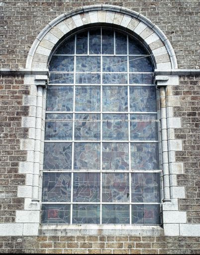 Verrière figurée : arbre de Jessé (baie 14) - Église paroissiale Notre-Dame, Montaudin