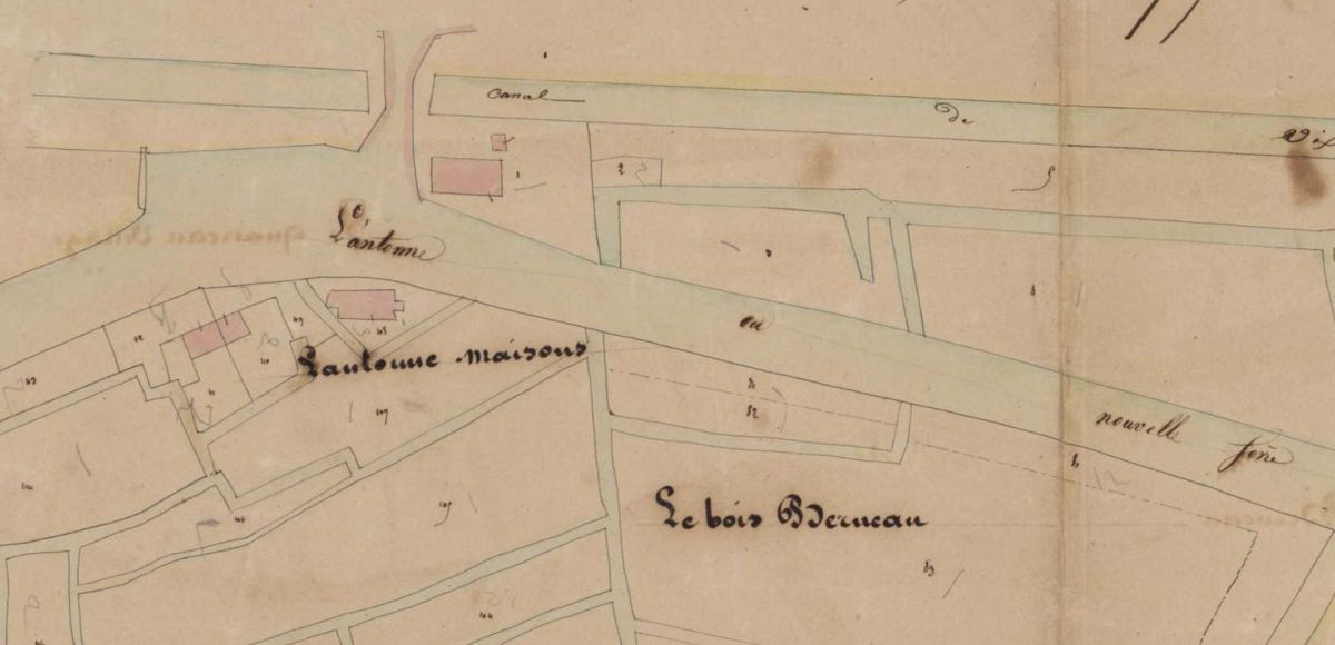 Aqueduc et écluse du Gouffre ; Route de La Rochelle