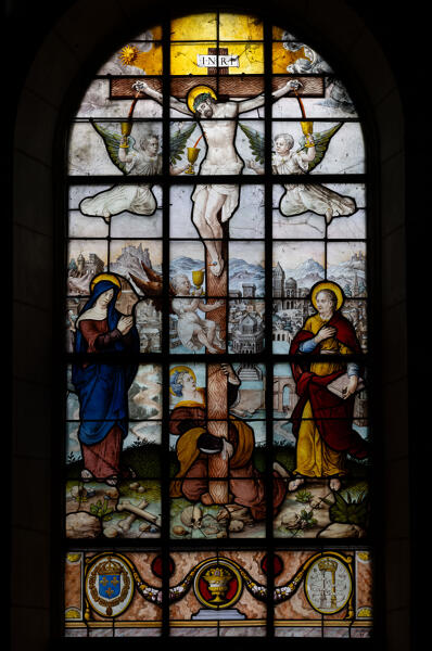 Verrière : la Crucifixion