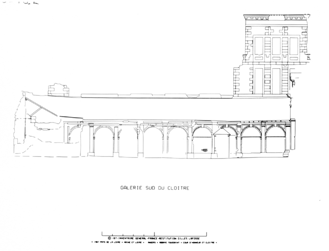 Abbaye Toussaint, actuellement bibliothèque municipale et musée David d'Angers