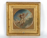 Tableau : l'Etude guidant l'essor du Génie - Collection Robert-Glétron
