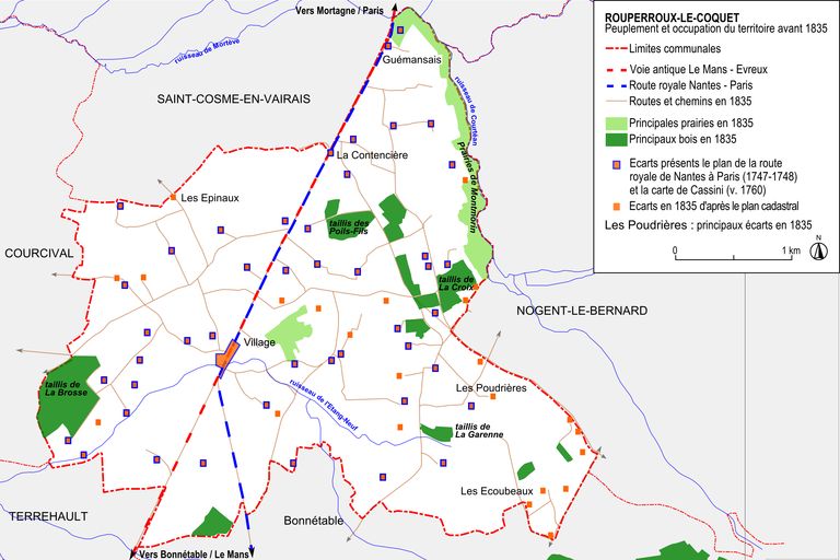 Rouperroux-le-Coquet, présentation de la commune