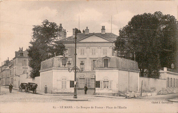 Maison dite Mauboussin, actuellement Banque de France, place Lionel-Lecouteux