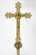 Croix de procession - Église paroissiale et prieurale Notre-Dame, Saulges