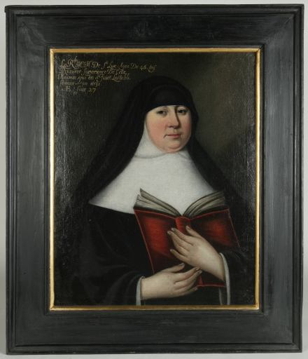Tableau : Portrait de mère Marguerite Choquet de Saint-Luc
