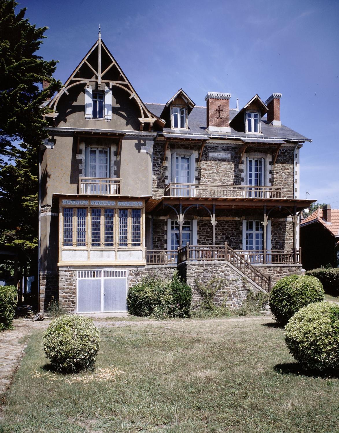 Maison de villégiature balnéaire dite La Tempête, 1 rue Gambetta