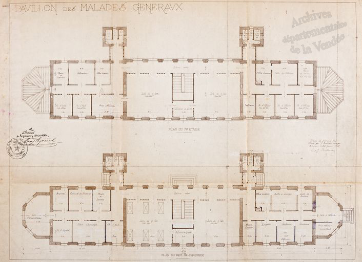 Hôpital général, puis hôpital, rue de l'Hôpital