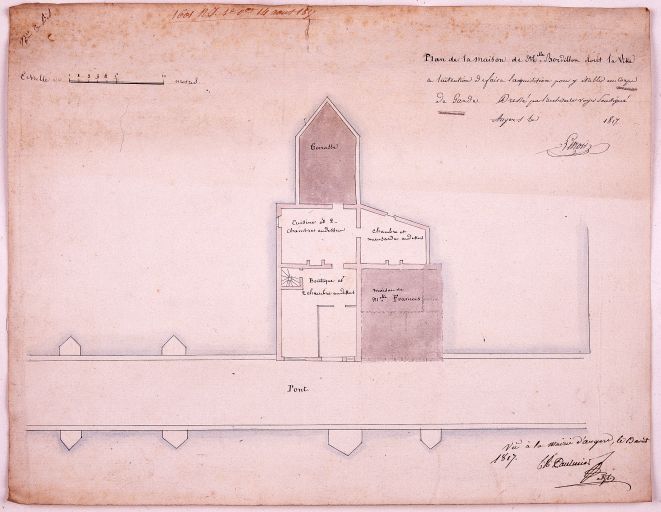 Corps de garde, quai René-Bazin