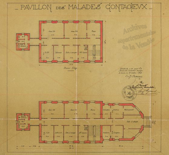 Hôpital général, puis hôpital, rue de l'Hôpital