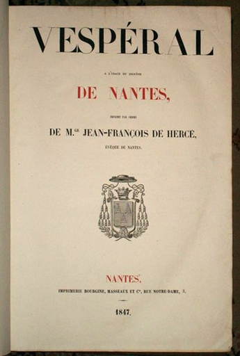 Ensemble de 3 livres : psautier, graduel, vespéral