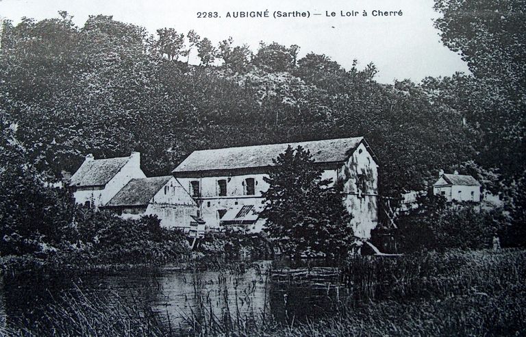 Moulin à blé, puis papeterie, actuellement logement - Cherré, Aubigné-Racan